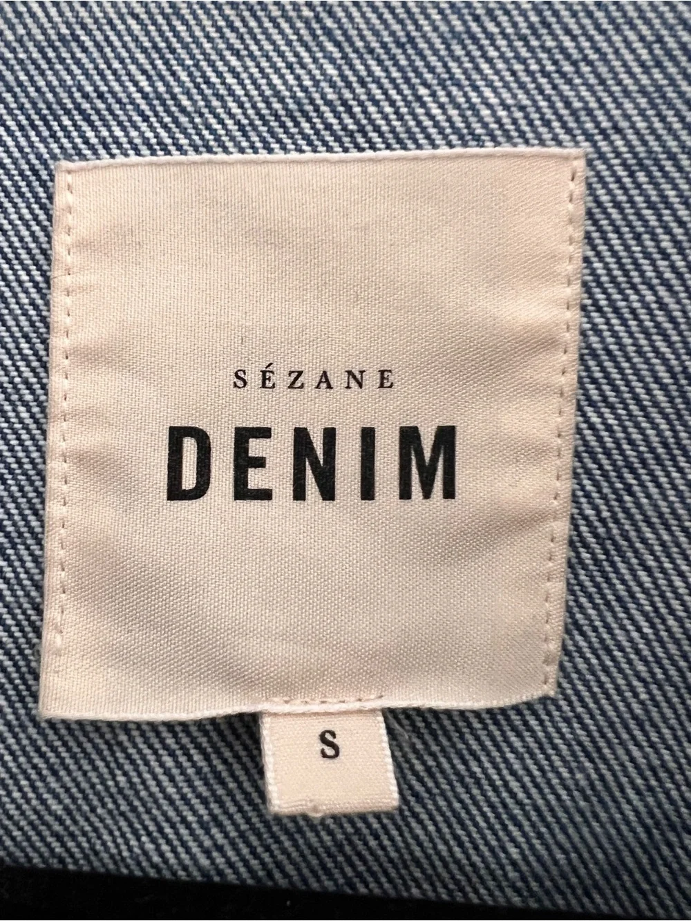 Sezane Will Chore Jacket in Denim Blue (SMALL) - Picture 4 of 6